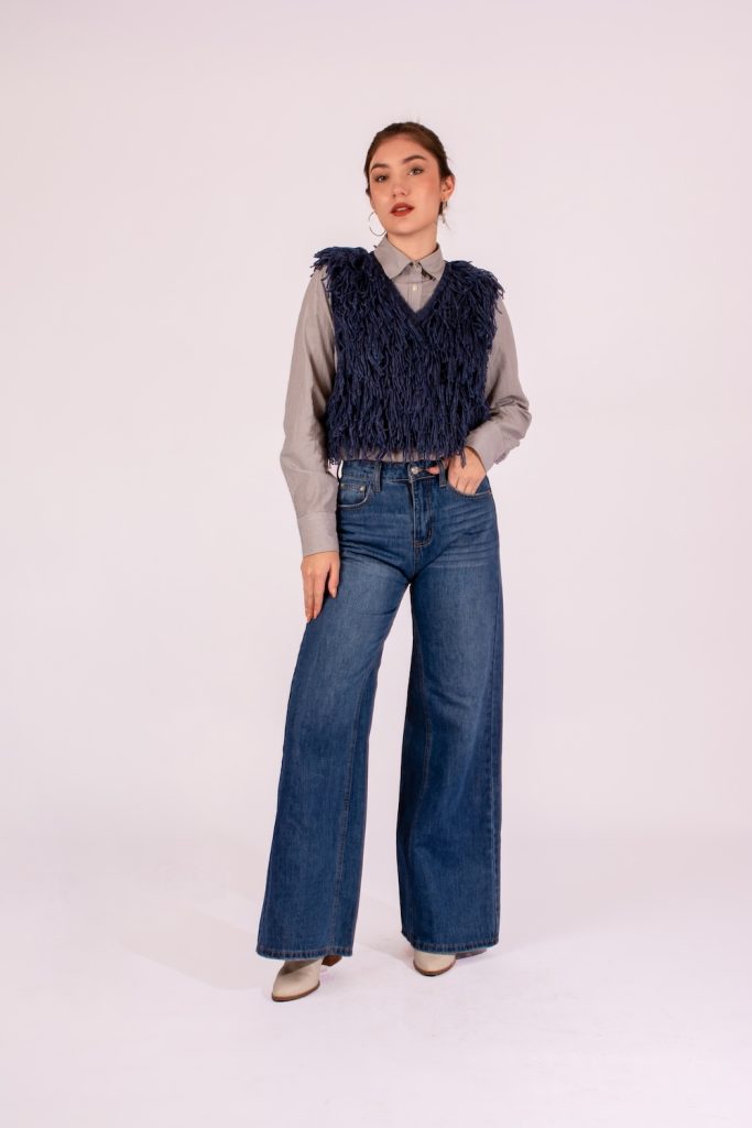 Chaleco Mono con Flecos